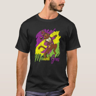 Meowdi Gras Katze  Mardi Gras New Orleans Louisian T-Shirt