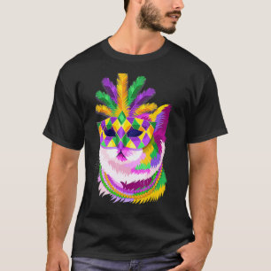 Meowdi Gras, Mardi Gras Katzenmutter, Katzenliebha T-Shirt