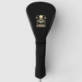 Meowdy Cat Cowboy Cowgirl Meow Howdy Halloween Cos Golf Headcover