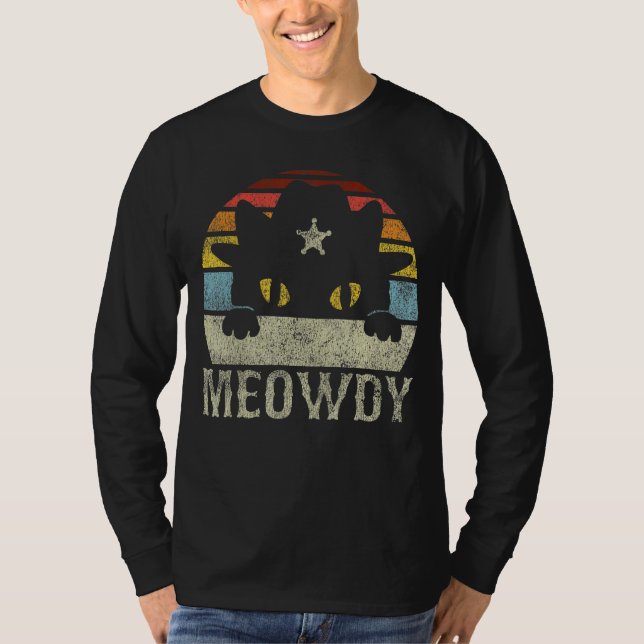 Meowdy Cat Meme T-Shirt (Vorderseite)