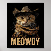 Meowdy Cat Shirt Meowdy Cowboy Cat Country Western