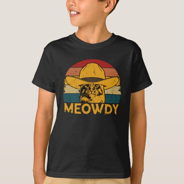 Meowdy Cat T-Shirt (Vorderseite)