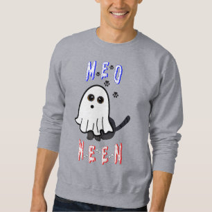Meoween Ghost Kitten 31 Cat USA Oktober Halloween Sweatshirt