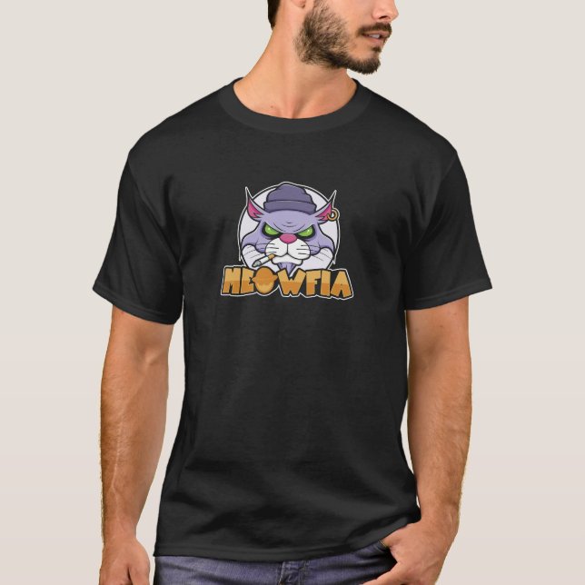 Meowfia Funny Gangster Burmese Cat T - Shirt (Vorderseite)