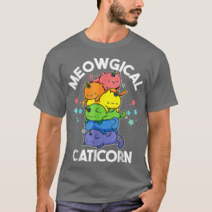 Meowgical Caticorn Funny Unicorn & Niedlich Kittyc T-Shirt