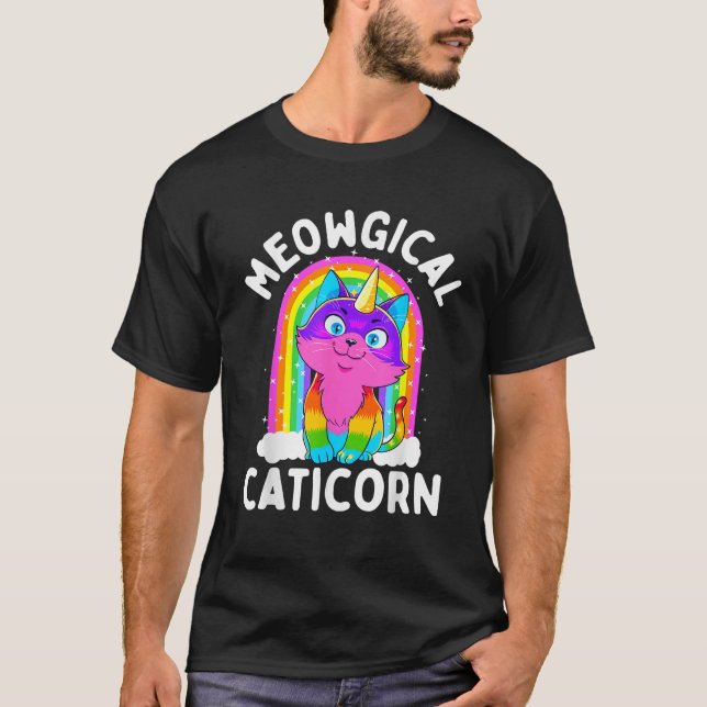 Meowgical Caticorn Unicorn Cat Girls - Kittyco T-Shirt (Vorderseite)