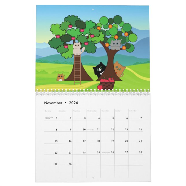 "Meowgical Moments: A Year of Kawaii Cats" Kalende Kalender (Nov 2026)