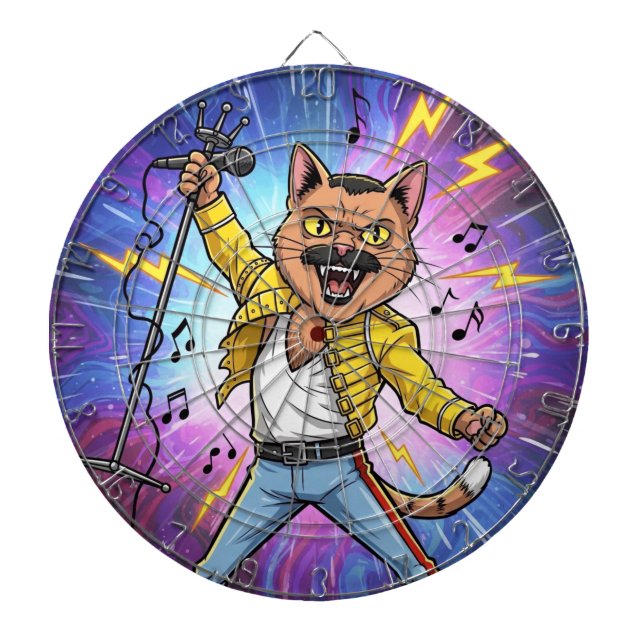Meowhemian Rhapsody Dartscheibe (vorne)