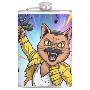 Meowhemian Rhapsody Flachmann
