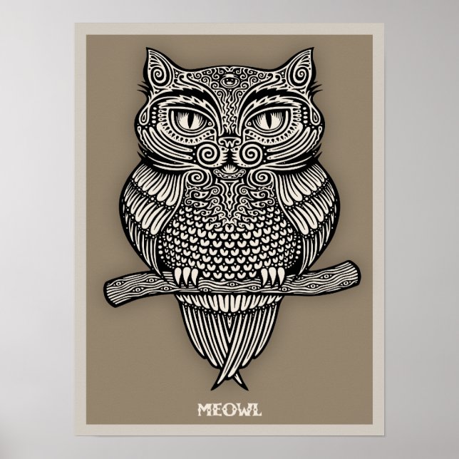 Meowl Poster (Vorne)