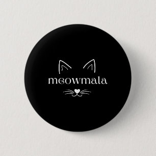 Meowmala Crazy Cat Lady Button