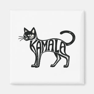 Meowmala Kamala Childless Cat Lady Harris Magnet