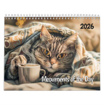 Meowmente des Tages - 2026 Katzenkalender