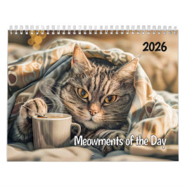 Meowmente des Tages - 2026 Katzenkalender Kalender