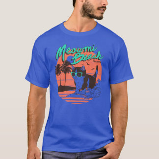 Meowmi Strand Mädchen Vintage Freundin T-Shirt
