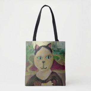 Meowna Mona Lisa Fun Classic Cat Painting