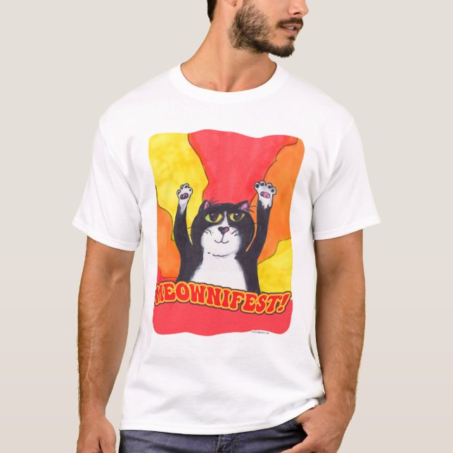 Meownifest Epic Cat Lobesdesign T-Shirt (Vorderseite)