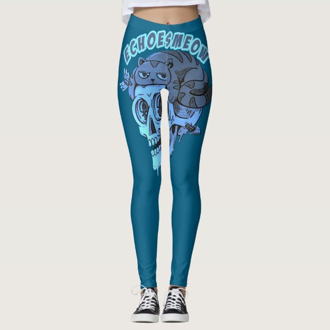 meowologisch leggings (Vorderseite)