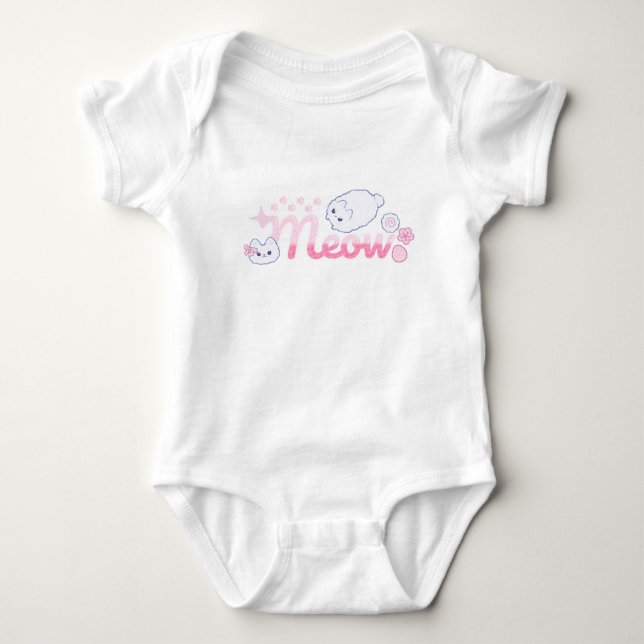 Meowpink Baby Strampler (Vorderseite)