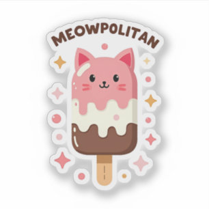 MEOWPOLITAN Katzenpopulation Aufkleber