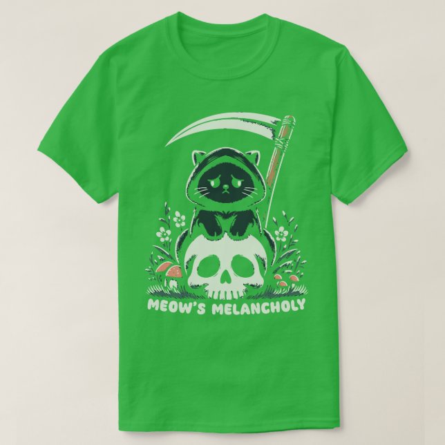 Meows Melancholy T-Shirt (Design vorne)