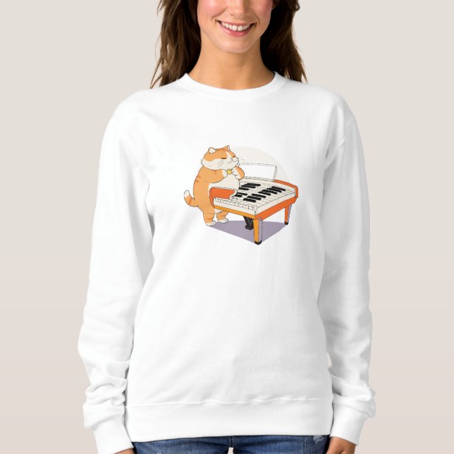 Meows und Melodies Sweatshirt (Vorderseite)