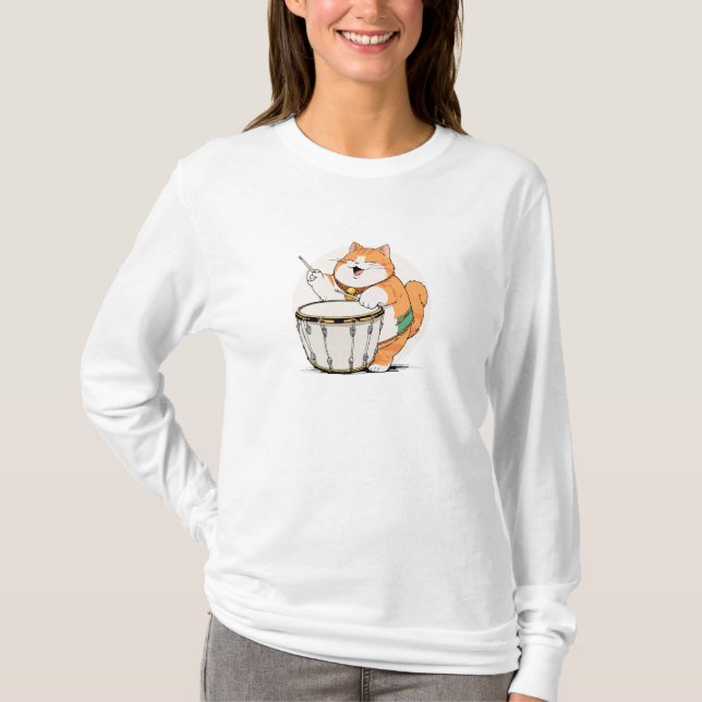 Meows und Melodies T-Shirt (Vorderseite)