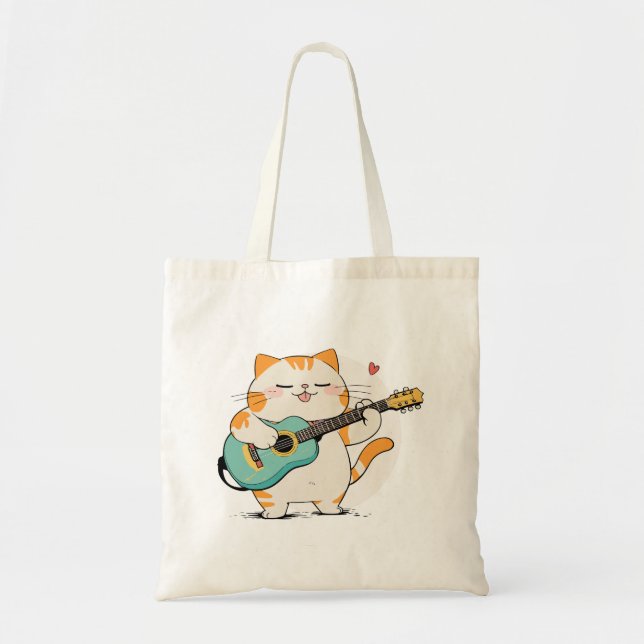 Meows und Melodies Tragetasche (Vorne)