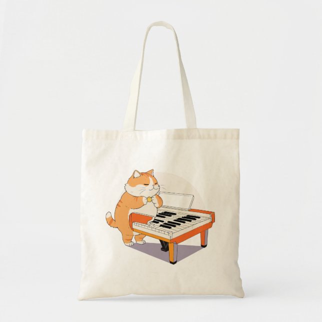 Meows und Melodies Tragetasche (Vorne)