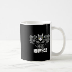 Meowscle Dumbells Workout Fitness Gym Muskel Kaffeetasse
