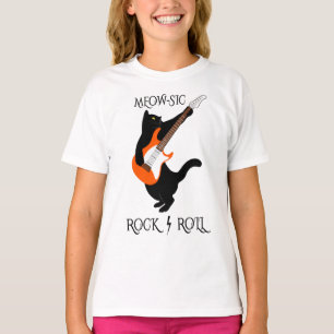 MEOWSIK ROCK AND ROLL, Music Cat Gift, Meowsic T-Shirt