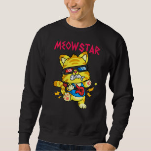 Meowstar und lange Live Rock and Roll Sweatshirt