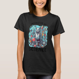Meowster of Science Funny Labrador Cat Laboratory T-Shirt