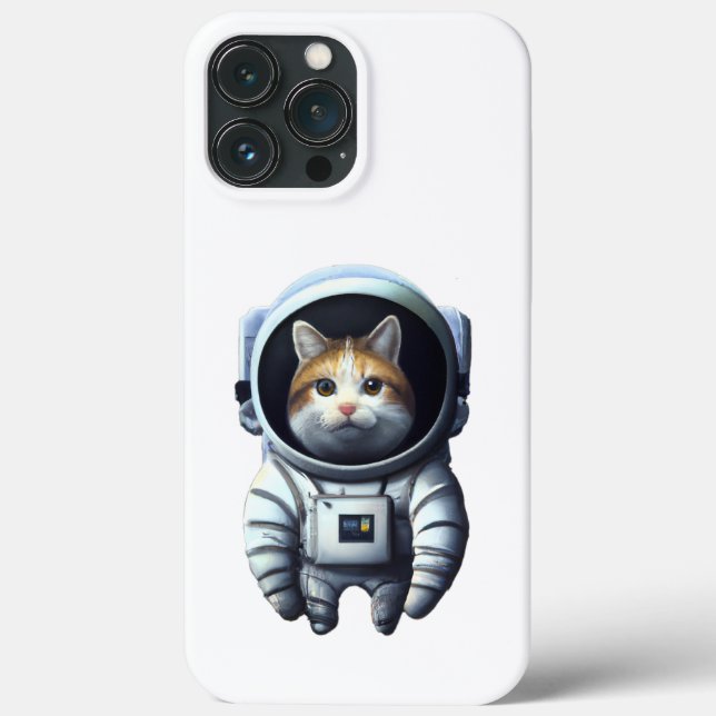 Meowstronaut Funny Astronaut Cat Lovers T - Shirt  Case-Mate iPhone Hülle (Rückseite)