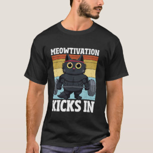 Meowtivation Kickt im Fitnessstudio Kitten Gewicht T-Shirt
