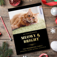 Meowy and Bright Cat Foto Gag Weihnachten