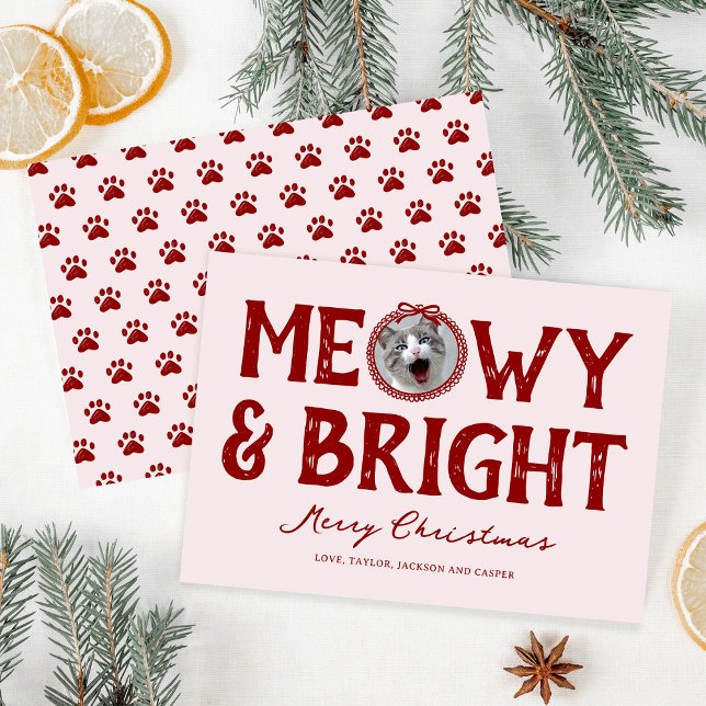 Meowy & Bright Doodle Cat Foto Weihnachten (Von Creator hochgeladen)