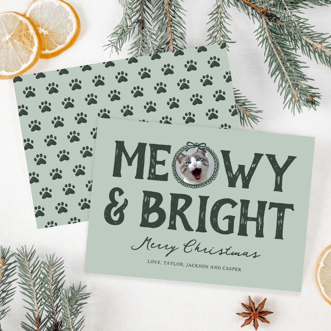 Meowy & Bright Doodle Cat Foto Weihnachten (Von Creator hochgeladen)