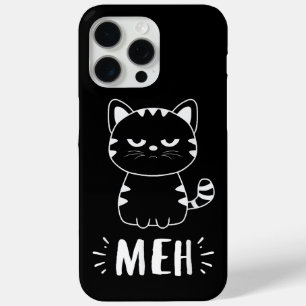 Meowy Cat Lovers Women Girls Meh Cat - Funny Cat Case-Mate iPhone Hülle