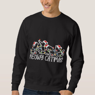Meowy Catmas, Cat Lover Christmas Sweatshirt