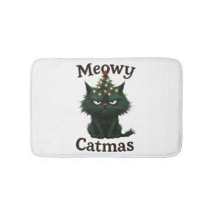 Meowy Catmas Moody Katze Badematte
