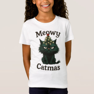 Meowy Catmas Moody Katze T-Shirt