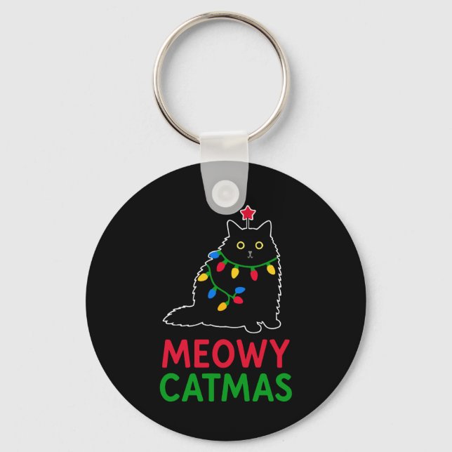 Meowy Catmas Schlüsselanhänger (Vorderseite)