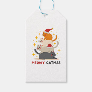 Meowy Catmas Weihnachtsbaum Weihnachten Weihnachte Geschenkanhänger