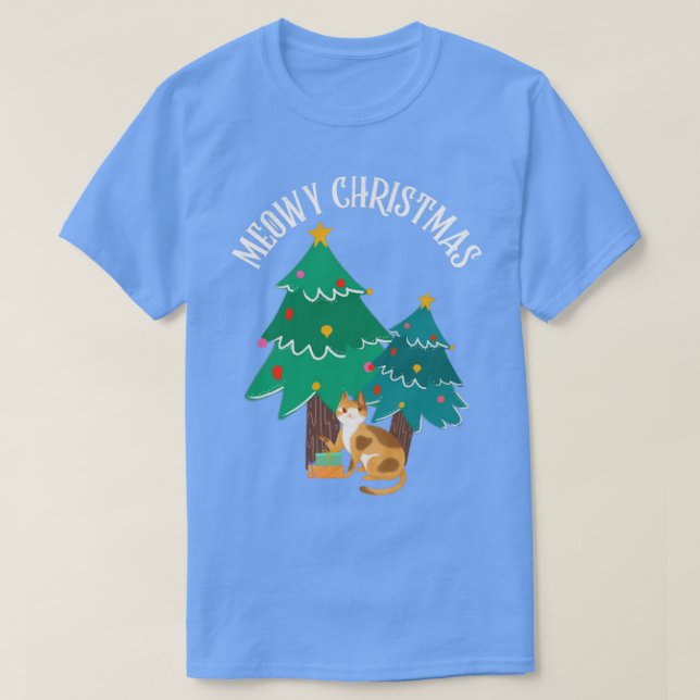 Meowy Christmas2 T-Shirt (Design vorne)