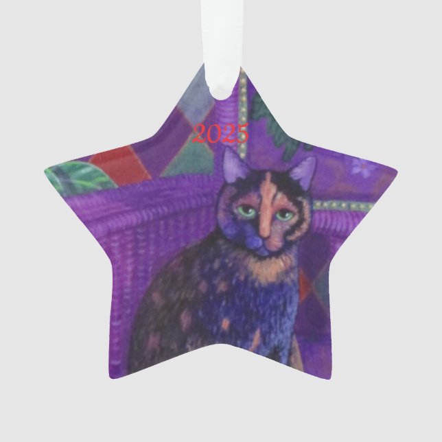 Meowy Christmas 2025 ornament (Vorderseite)