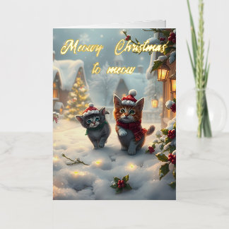 Meowy Christmas ai
