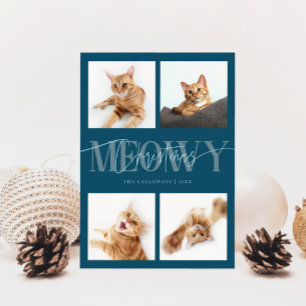 Meowy Christmas Cat Fotos Aquamarin Weihnachten