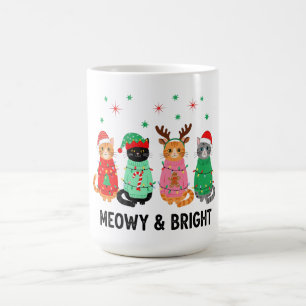 Meowy Christmas Cat Kaffeetasse