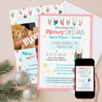 Meowy Christmas Cat Shelter Open House Party Event